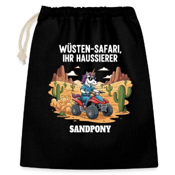 Desert Unicorn - Gift Bag 40 x 50 cm - black - Front
