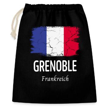 Grenoble - Gift Bag 40 x 50 cm - black - Front