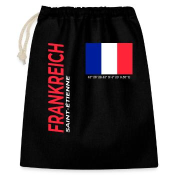 Saint-Étienne - Sac cadeau 40 x 50 cm - noir - Devant