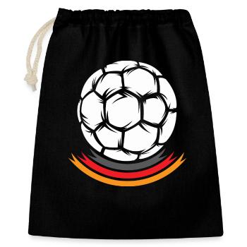 Tête de handball Allemagne Symbole de l’équipe Logo EM icône - Sac cadeau 40 x 50 cm - noir - Devant