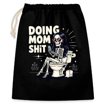 Faire des conneries de maman Drôle de fête des mères Faire des conneries de maman - Sac cadeau 40 x 50 cm - noir - Devant