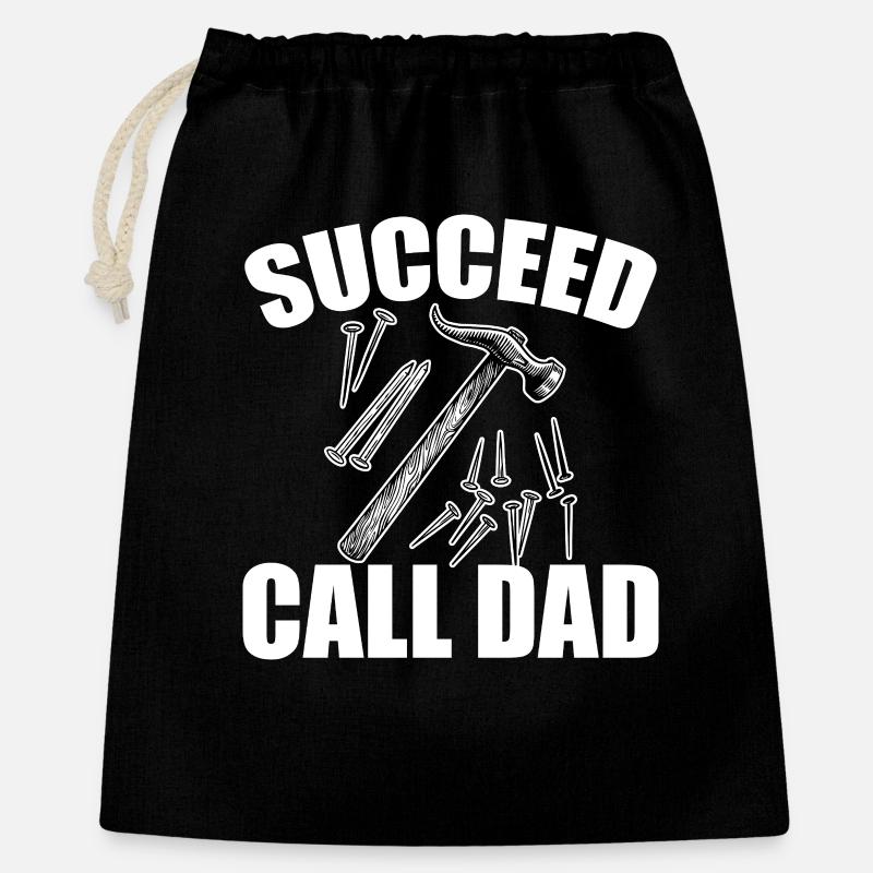 Success through craftsmanship - Gift Bag 40 x 50 cm - black