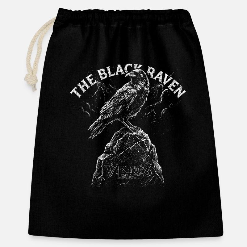 The Black Raven - Gift Bag 40 x 50 cm - black