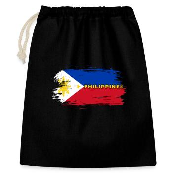 Philippines Flag / Gift Manila Filipino - Gift Bag 40 x 50 cm - black - Front