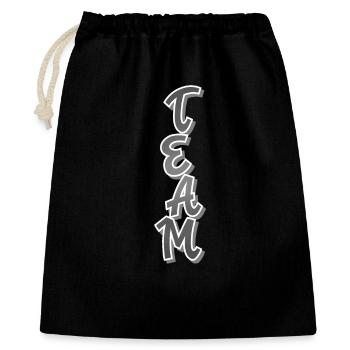 Équipe - Sac cadeau 40 x 50 cm - noir - Devant