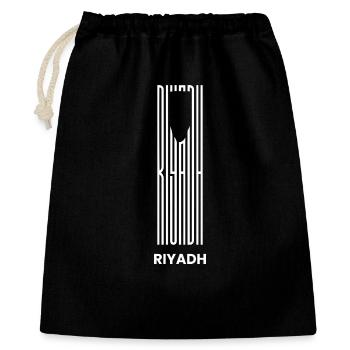 Riad, Saudi-Arabien, Saudis Kingdom Centre Touristen - Geschenkbeutel aus Baumwolle (40 x 50 cm) - Schwarz - Vorne