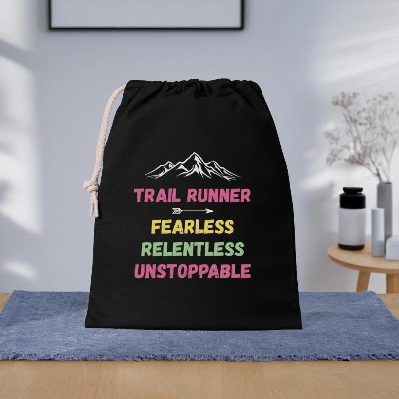 Trail Runner - Intrépide. Implacable. Imparable. Sac cadeau 40 x 50 cm