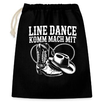 Line Dance Come join us - Gift Bag 40 x 50 cm - black - Front