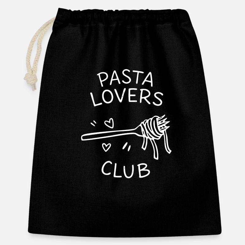 Pasta Lovers Club - Gift Bag 40 x 50 cm - black