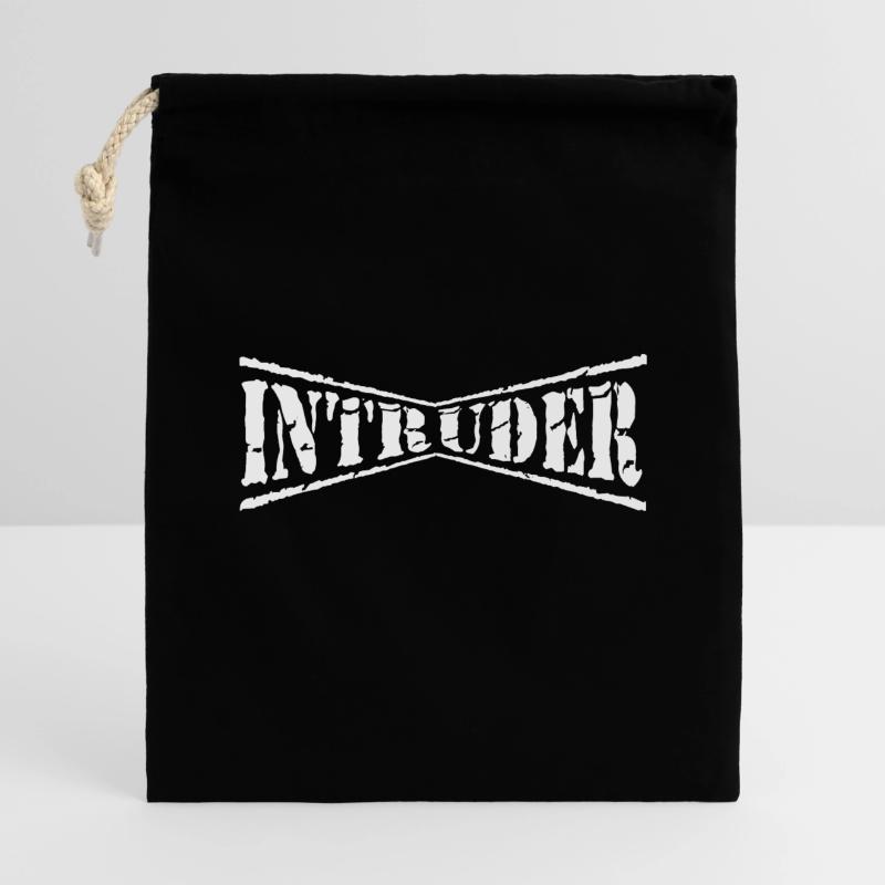 intruder hacker eindringling clan sticker computer Geschenkbeutel aus Baumwolle (40 x 50 cm)