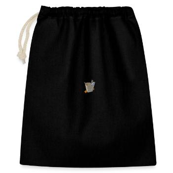 Foodbox asiatique - Sac cadeau 40 x 50 cm - noir - Devant
