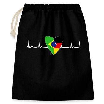 Brazil Germany Flag Brazilian Gift - Gift Bag 40 x 50 cm - black - Front