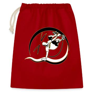 Skateboard en Freestyle - Sac cadeau 40 x 50 cm - rouge - Devant