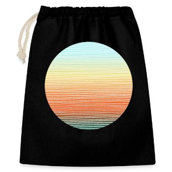 couleurs d’aventure - Sac cadeau 40 x 50 cm - noir - Devant