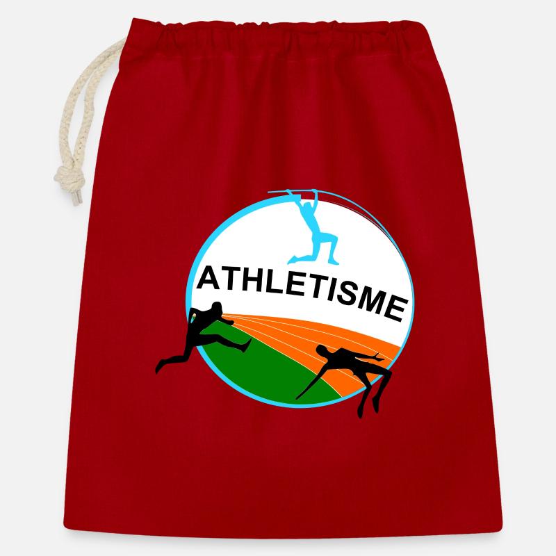 Athlétisme - Sac cadeau 40 x 50 cm - rouge