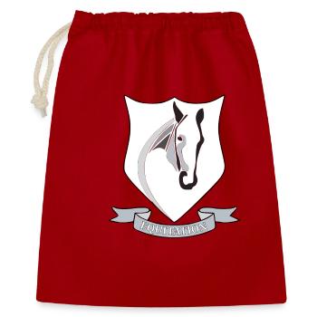 Equitation - Sac cadeau 40 x 50 cm - rouge - Devant