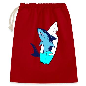 Planche de surf - Sac cadeau 40 x 50 cm - rouge - Devant