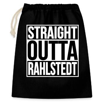 STRAIGHT OUTTA RAHLSTEDT HAMBURG - Gift Bag 40 x 50 cm - black - Front
