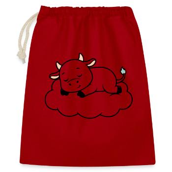 Sleeping Cow Cloud Dream Baby - Gift Bag 40 x 50 cm - red - Front