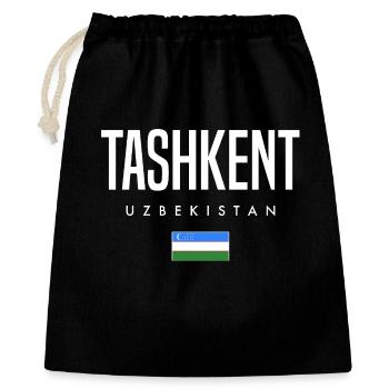 Tachkent Ouzbékistan - Sac cadeau 40 x 50 cm - noir - Devant