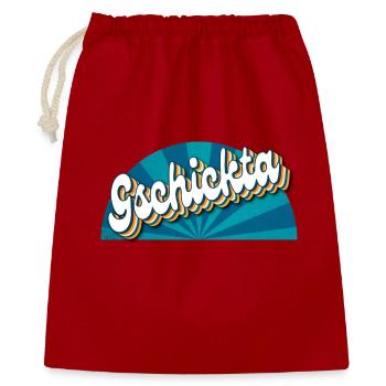 Gschicka - skillful, talented man - Gift Bag 40 x 50 cm - red - Front