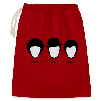 Chapeau Melon (S-05-P-JS-MG) - Sac cadeau 40 x 50 cm - rouge - Devant