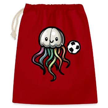 Méduse Football Bande dessinée - Sac cadeau 40 x 50 cm - rouge - Devant
