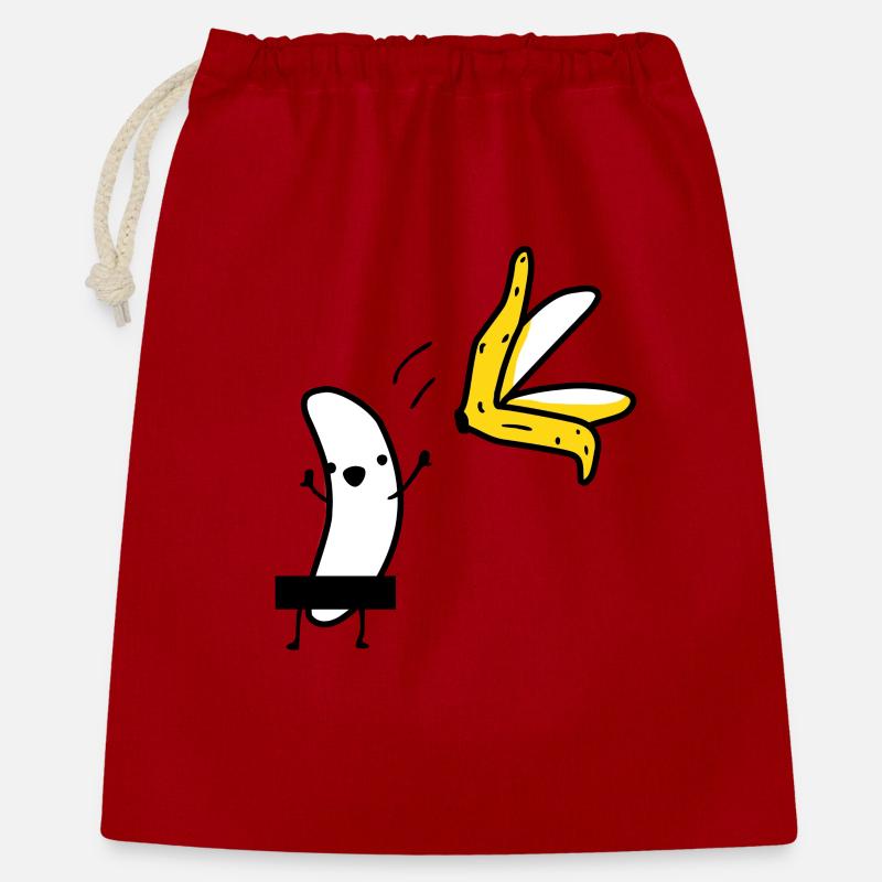 Striptease banana - Gift Bag 40 x 50 cm - red