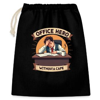 Office Humor - Gift Bag 40 x 50 cm - black - Front