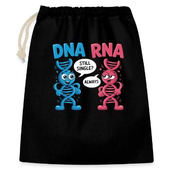 DNA RNA Love Duel Cartoon - Gift Bag 40 x 50 cm - black - Front