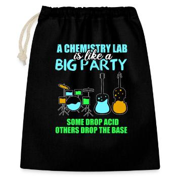 Chemistry Chemist Chemistry Teacher - Gift Bag 40 x 50 cm - black - Front