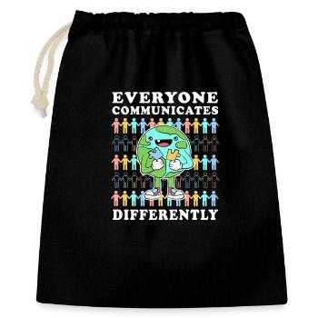 Pédagogue en éducation spécialisée - Sac cadeau 40 x 50 cm - noir - Devant