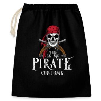 This Is My Pirate Costume Skull Guns Halloween Gif - Gift Bag 40 x 50 cm - black - Front