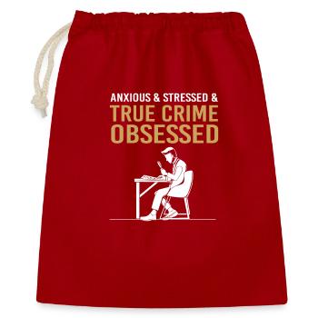 True Crime Krimi - Gift Bag 40 x 50 cm - red - Front