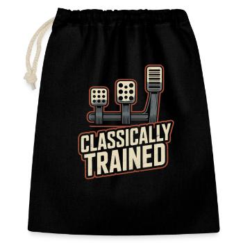 Classically Trained Petrolhead Car Mechanic - Gift Bag 40 x 50 cm - black - Front