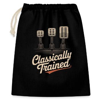 Classically Trained Petrolhead Car Mechanic - Gift Bag 40 x 50 cm - black - Front