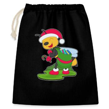 Paquets de Noël Bee - Sac cadeau 40 x 50 cm - noir - Devant