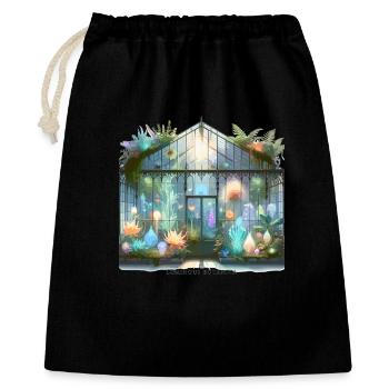 Serre Luminous Botanica - Sac cadeau 40 x 50 cm - noir - Devant