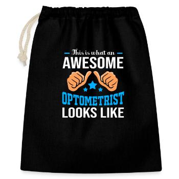 Ophthalmologist, Optician, Optician - Gift Bag 40 x 50 cm - black - Front