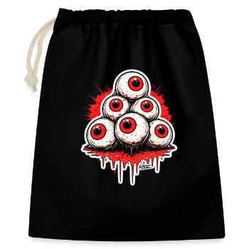 Red Eyed Eye Pile - Gift Bag 40 x 50 cm - black - Front