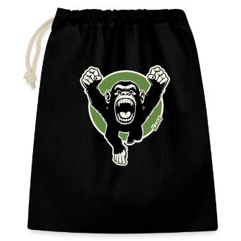 Roaring Chimp Bold Fist Art - Gift Bag 40 x 50 cm - black - Front