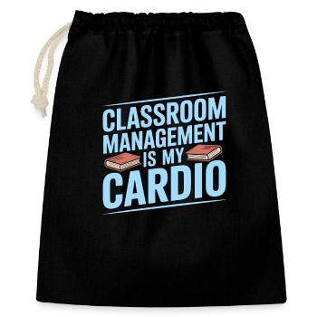 High School Teacher Classroom Management Education - Gift Bag 40 x 50 cm - black - Front