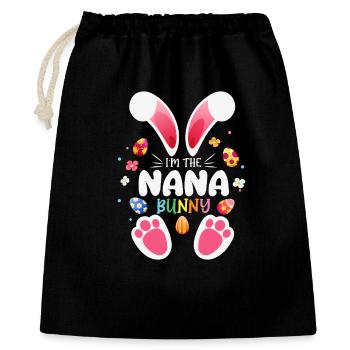 Nana Bunny Easter Charm - Gift Bag 40 x 50 cm - black - Front