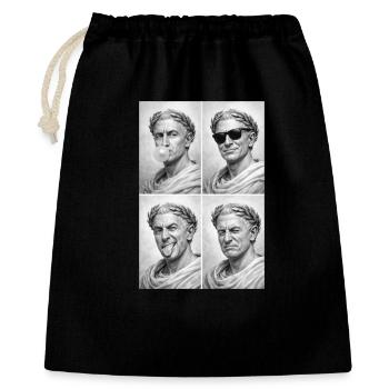 Collège César - Sac cadeau 40 x 50 cm - noir - Devant