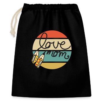 Love Mom - Gift Bag 40 x 50 cm - black - Front