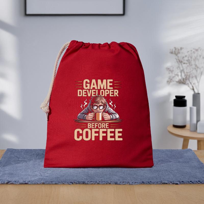 Game Developer Before Web Developer Coffee Lover Gift Bag 40 x 50 cm