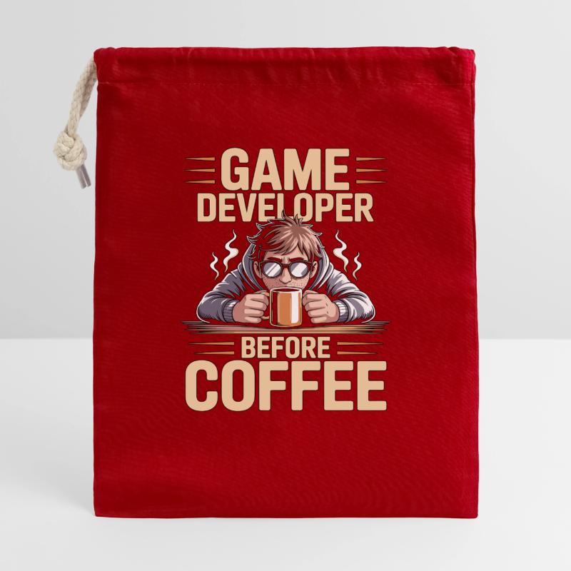 Game Developer Before Web Developer Coffee Lover Gift Bag 40 x 50 cm