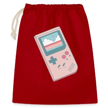 Pastel retro console table - Gift Bag 40 x 50 cm - red - Front