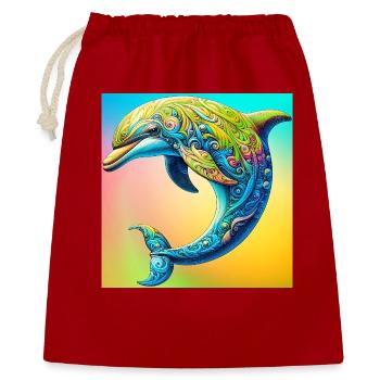 dolphin - Gift Bag 40 x 50 cm - red - Front