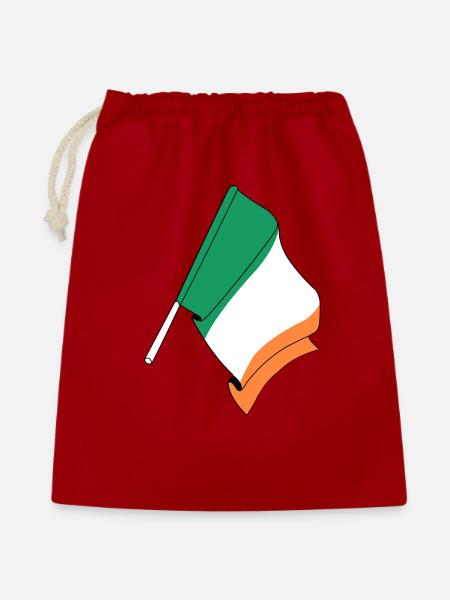 Flagge von Irland - Geschenkbeutel aus Baumwolle (40 x 50 cm) - Rot